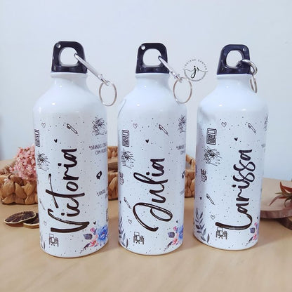 Customized Photo Printed Sipper Bottle✨ with Carabiner Hook🪝| Personalised Metal Water Bottle for Gifts 🎁