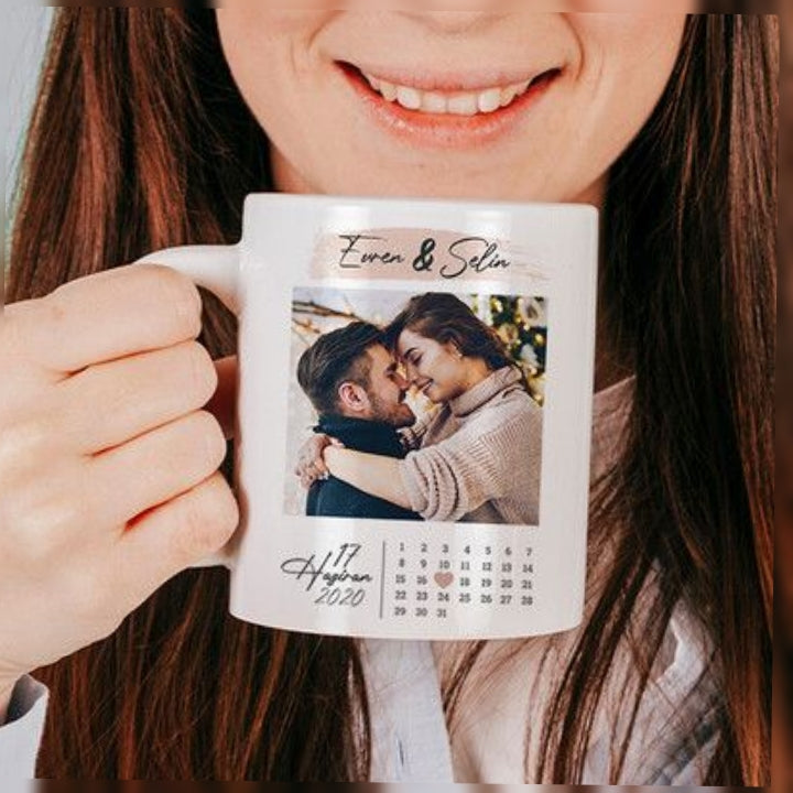 Customized Photo Collage Ceramic Mug | Personalized Gift for Birthday, Anniversary & Couples