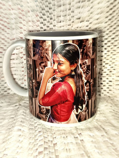 Customized Photo Collage Ceramic Mug | Personalized Gift for Birthday, Anniversary & Couples