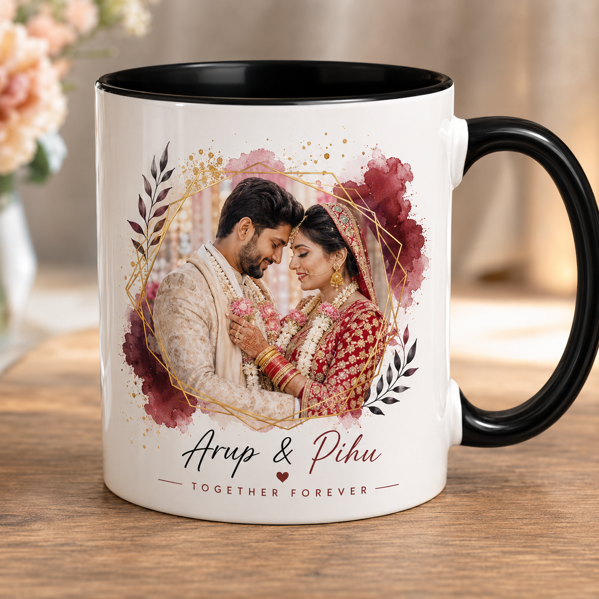 Customized Photo Collage Ceramic Mug | Personalized Gift for Birthday, Anniversary & Couples