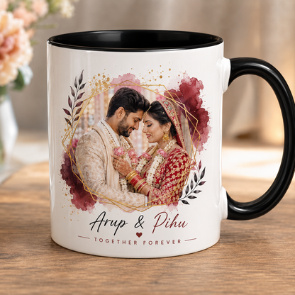 Customized Photo Collage Ceramic Mug | Personalized Gift for Birthday, Anniversary & Couples