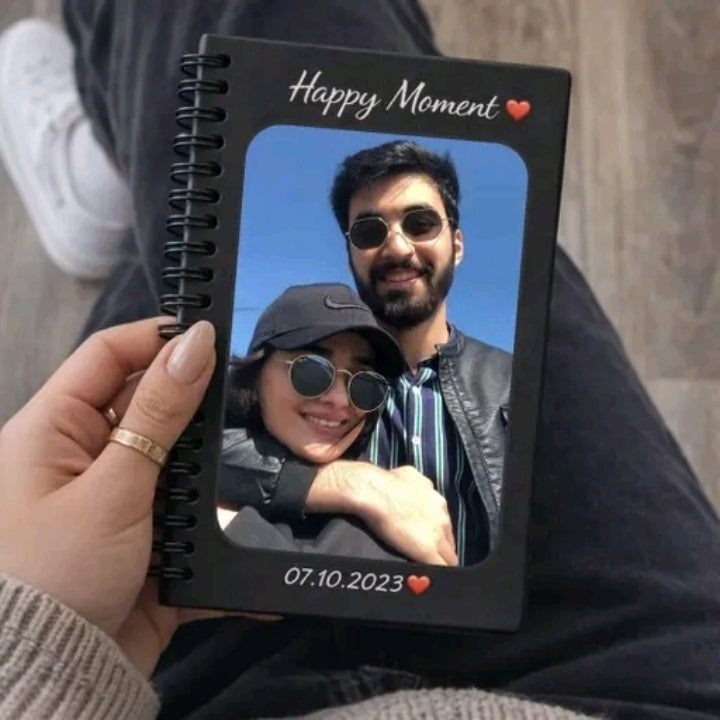 Personalized Photo Album for Couples | Custom Spiral Memory Book Gift