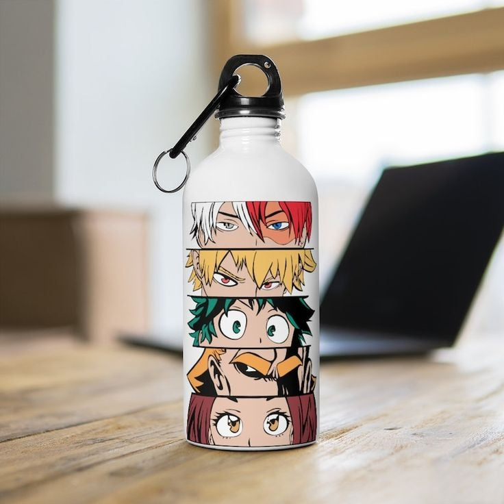 Customized Photo Printed Sipper Bottle✨ with Carabiner Hook🪝| Personalised Metal Water Bottle for Gifts 🎁