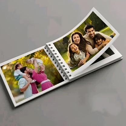 Personalized Photo Album for Couples | Custom Spiral Memory Book Gift