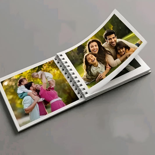 Personalized Photo Album for Couples | Custom Spiral Memory Book Gift