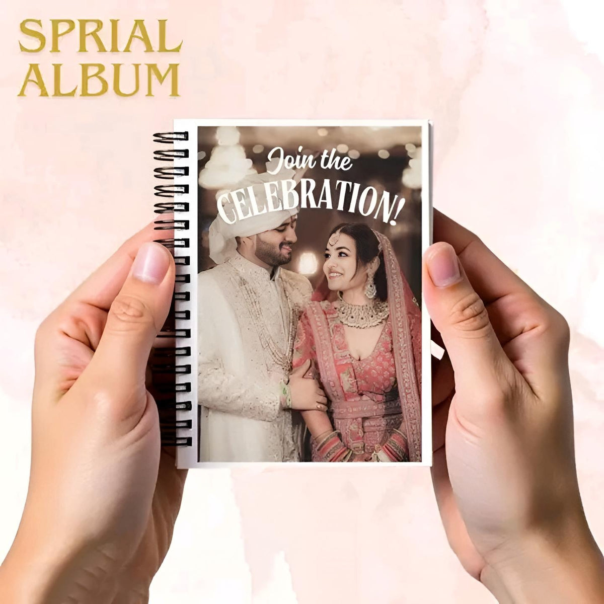 Personalized Photo Album for Couples | Custom Spiral Memory Book Gift