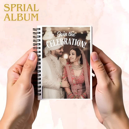 Personalized Photo Album for Couples | Custom Spiral Memory Book Gift