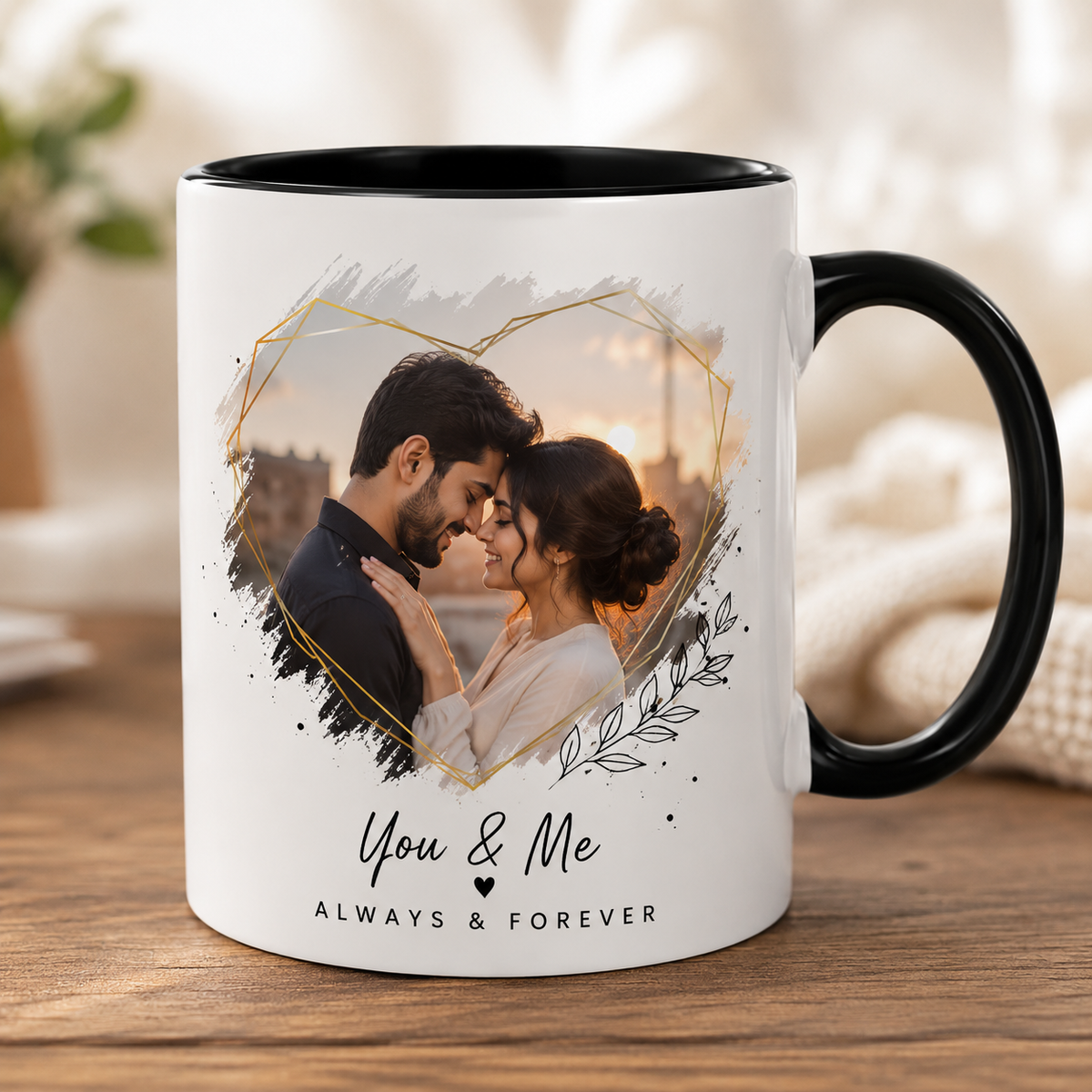 Customized Photo Collage Ceramic Mug | Personalized Gift for Birthday, Anniversary & Couples